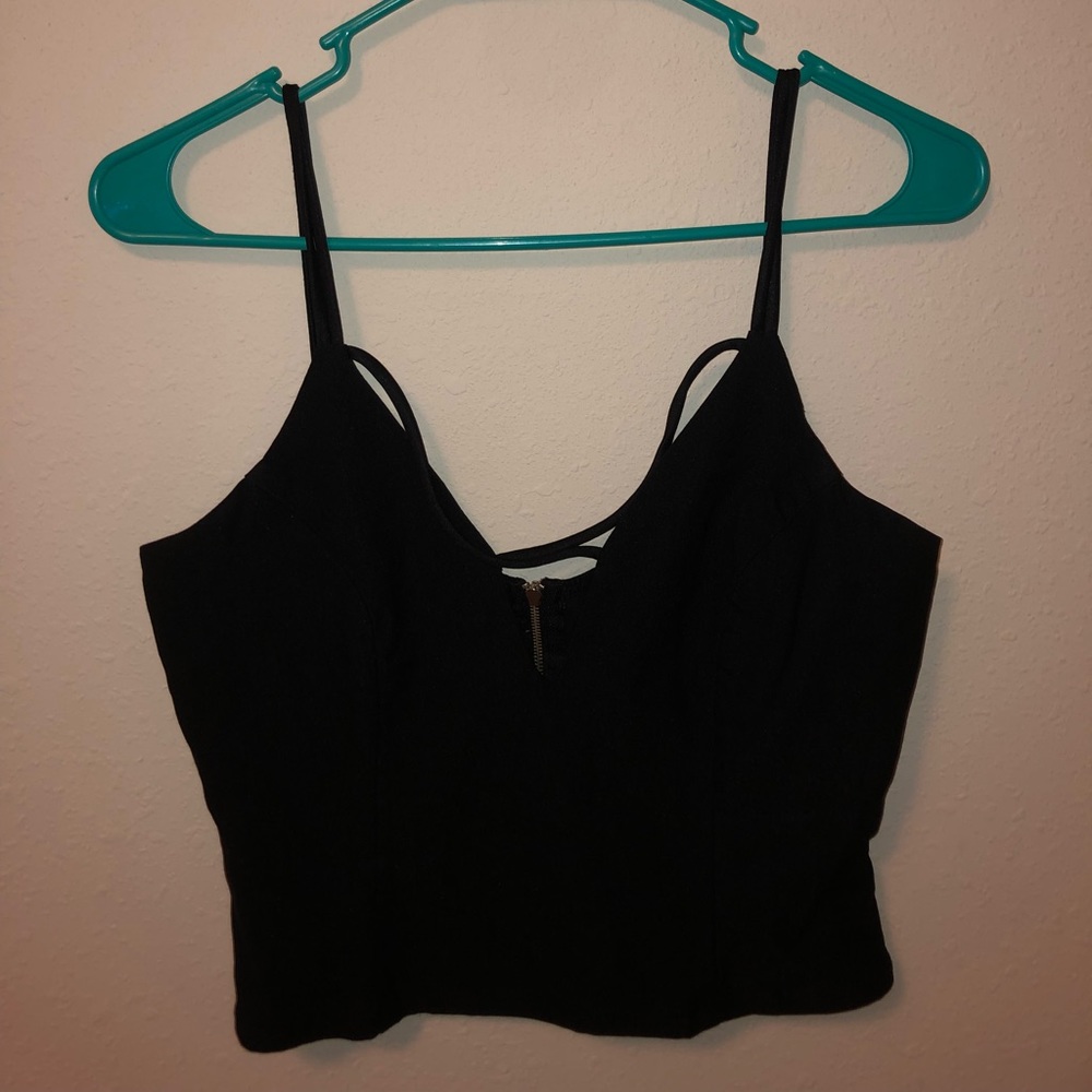 Black Crop Top